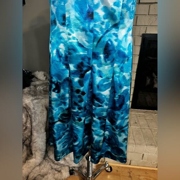 CONNECTED APPAREL Shades of Blue Dress Size 12 New - Picture 3 of 10